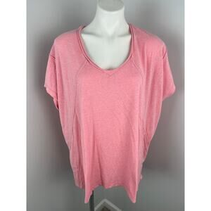 Free People City Vibes Oversized Tee in Pink XS